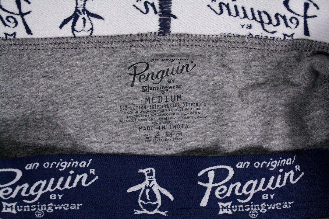 Original Penguin Men's Grey Open Fly Boxer Brief (S01A)