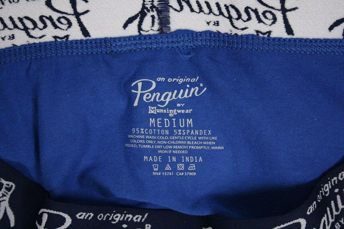 Original Penguin Men's Blue Open Fly Boxer Brief (S01C) – Spotted