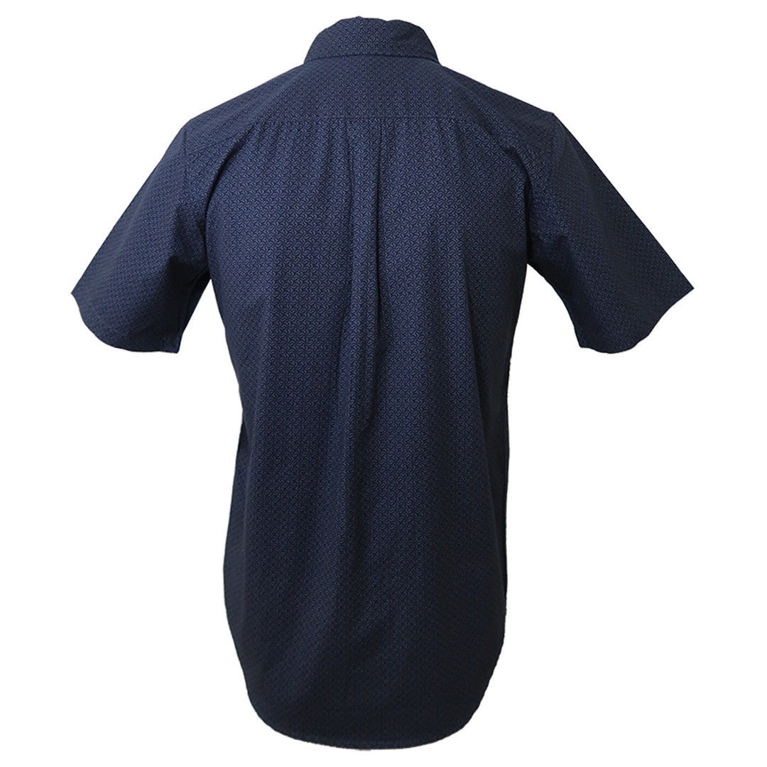 Obey Men's Gray & Indigo S/S Woven Shirt (Retail $80)