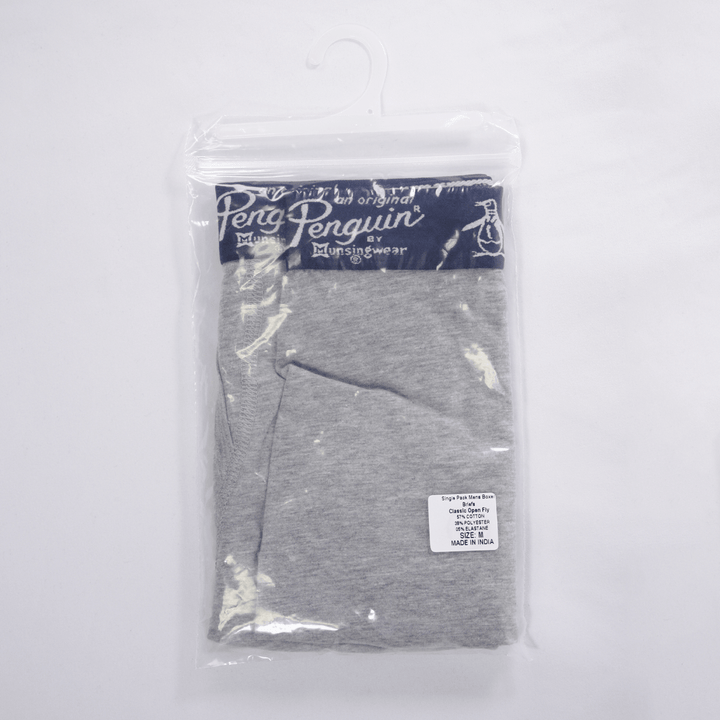 Original Penguin Men's Grey Open Fly Boxer Brief (S01A)