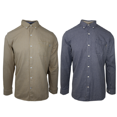 Timberland Men's Checked L/S Woven Shirt