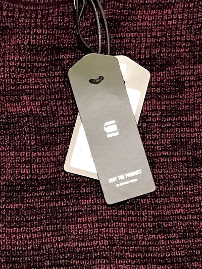 G-STAR RAW Women's Maroon Suzaki Knit L/S Pull Over Sweater (Retail $120) (Size XS)