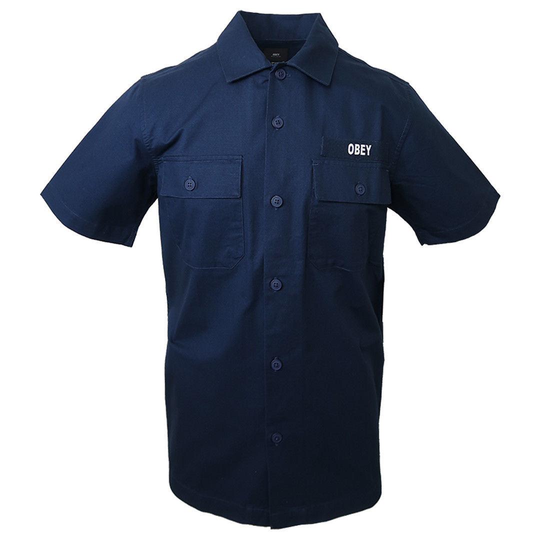 Obey Men's Army S/S Woven Shirt