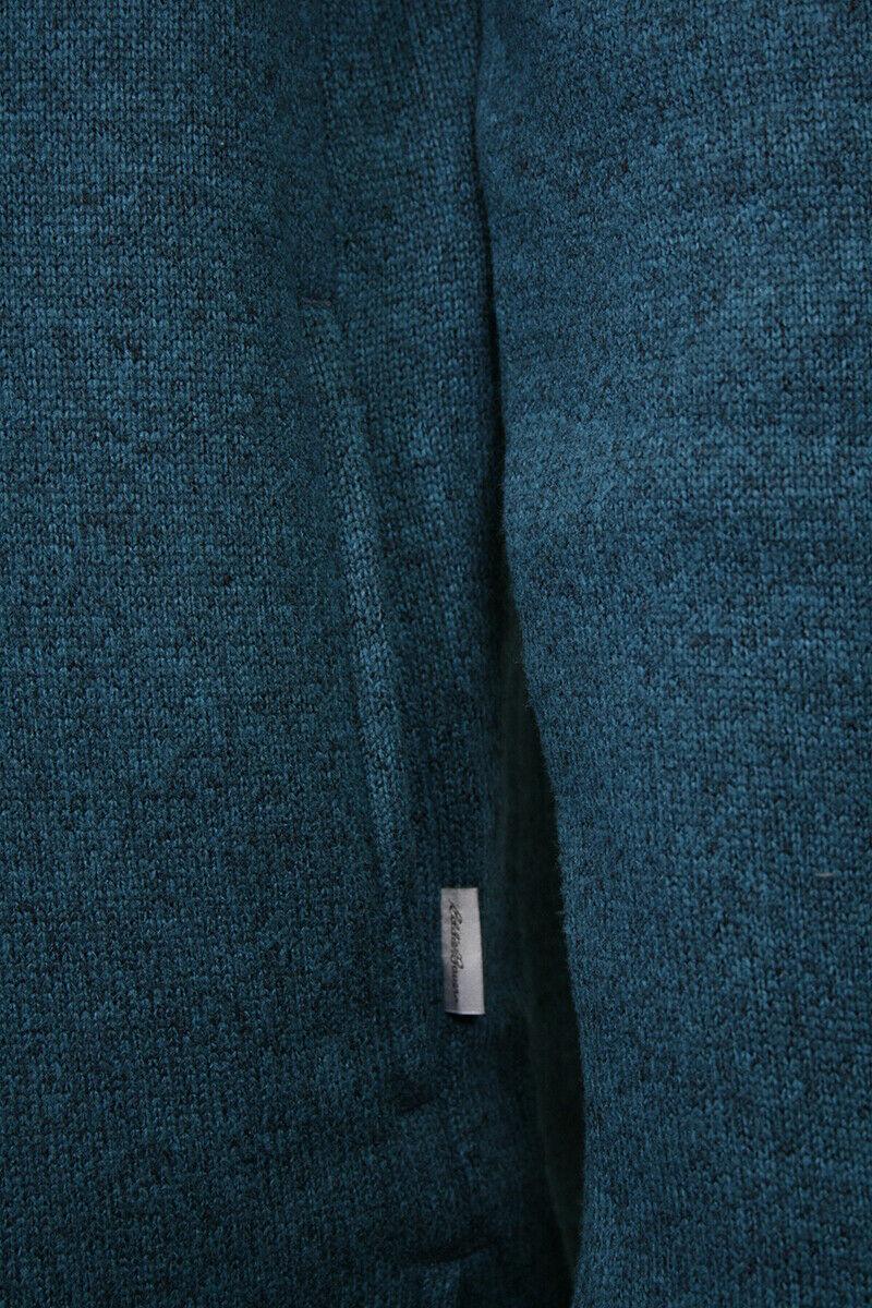 Eddie Bauer Women's Three Snap On Button Mock Neck Sweater (S04)