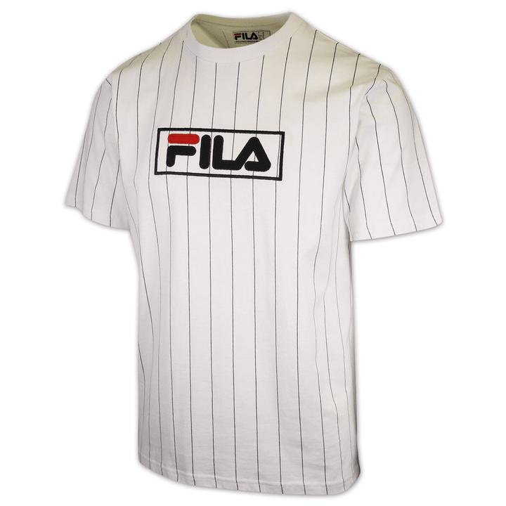 FARAH&WAKE【Striped S/S T-shirt】 farah-mansour-tshirt-cream-