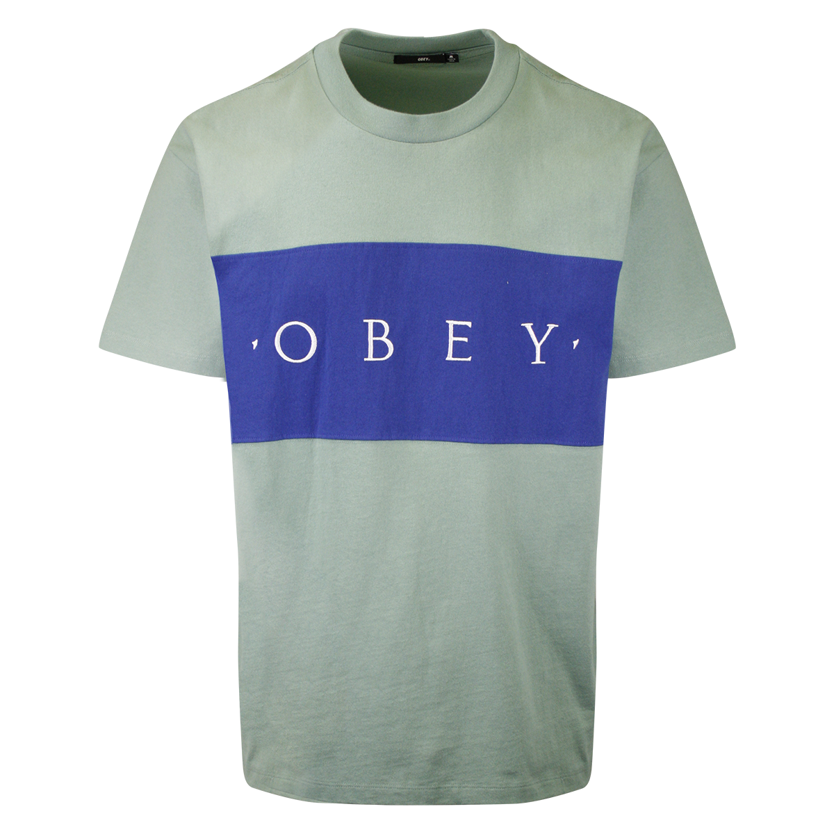 OBEY Men's Color Block Conrad S/S T-Shirt (S03)