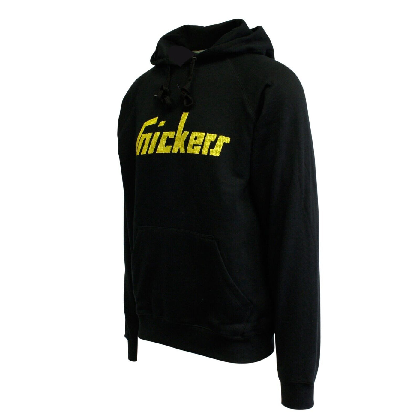 Snickers Workwear Men's Black Yellow Logo Pull Over Hoodie