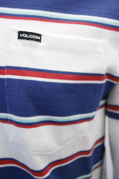 Volcom Men's White Flash Laney Crew S/S T-Shirts (S17)