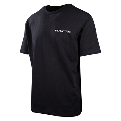 Volcom Men's Black Serif Stone Loose Fit S/S T-Shirt (S05)