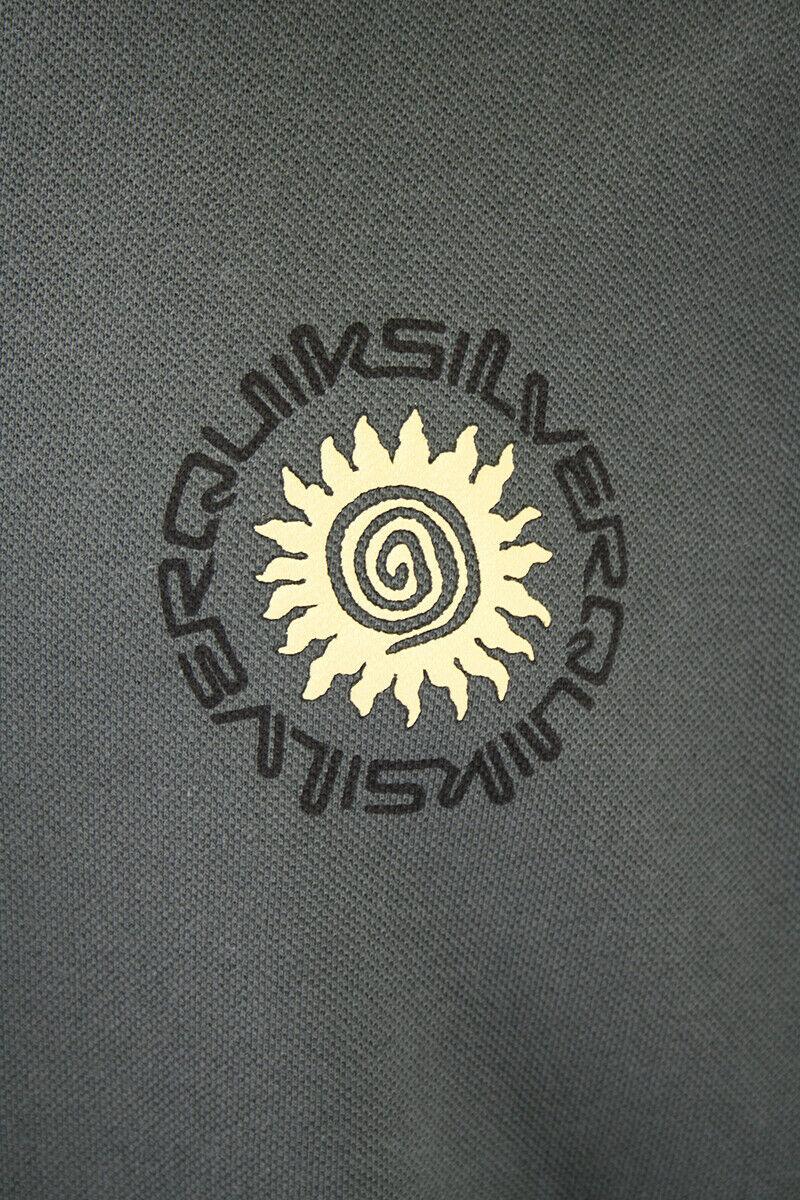 Quiksilver Men's Dark Green Deluxe L/S T-Shirt