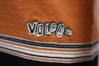 Volcom Men's Burnt Orange Chromatic Crew S/S T-Shirt (S02)