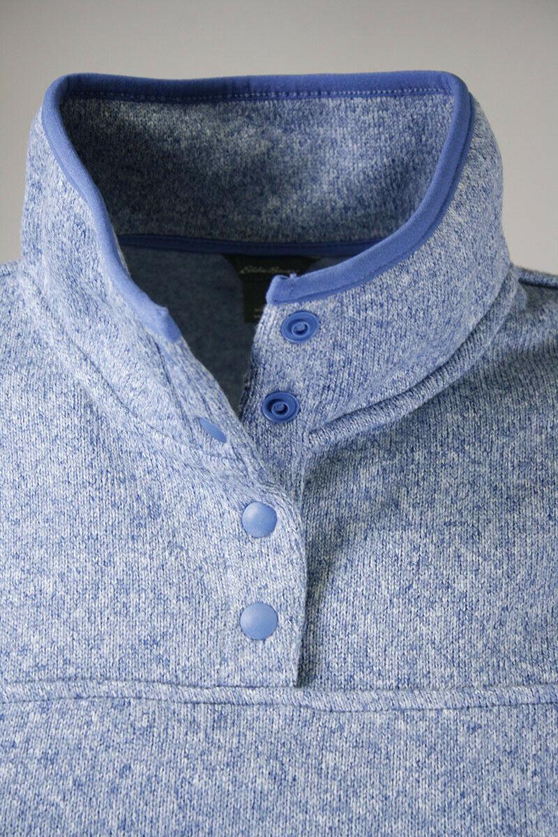 Eddie Bauer Women's Radiator Fleece 2.0 Snap Mock Neck Sweater (Retail $60)