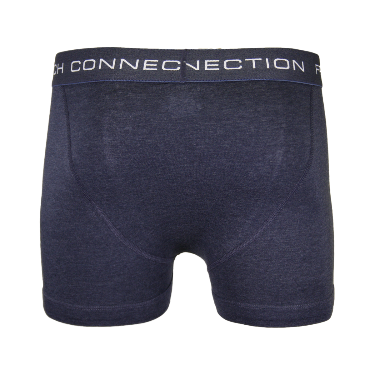 French Connection Men's 3 Pack Navy Blue w/ Navy Blue Strap Boxer Briefs (S05)