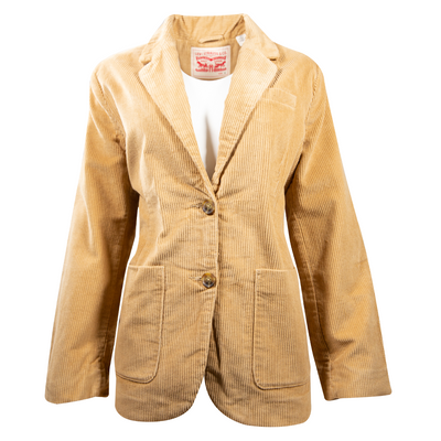 Levi’s Women's Beige Corduroy L/S Blazer Jacket