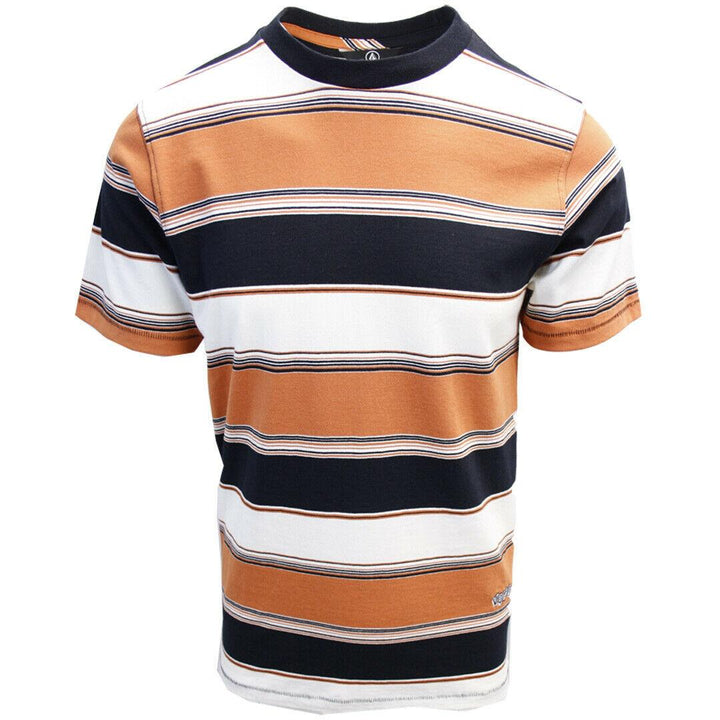 Volcom Men's Burnt Orange Chromatic Crew S/S T-Shirt (S02)