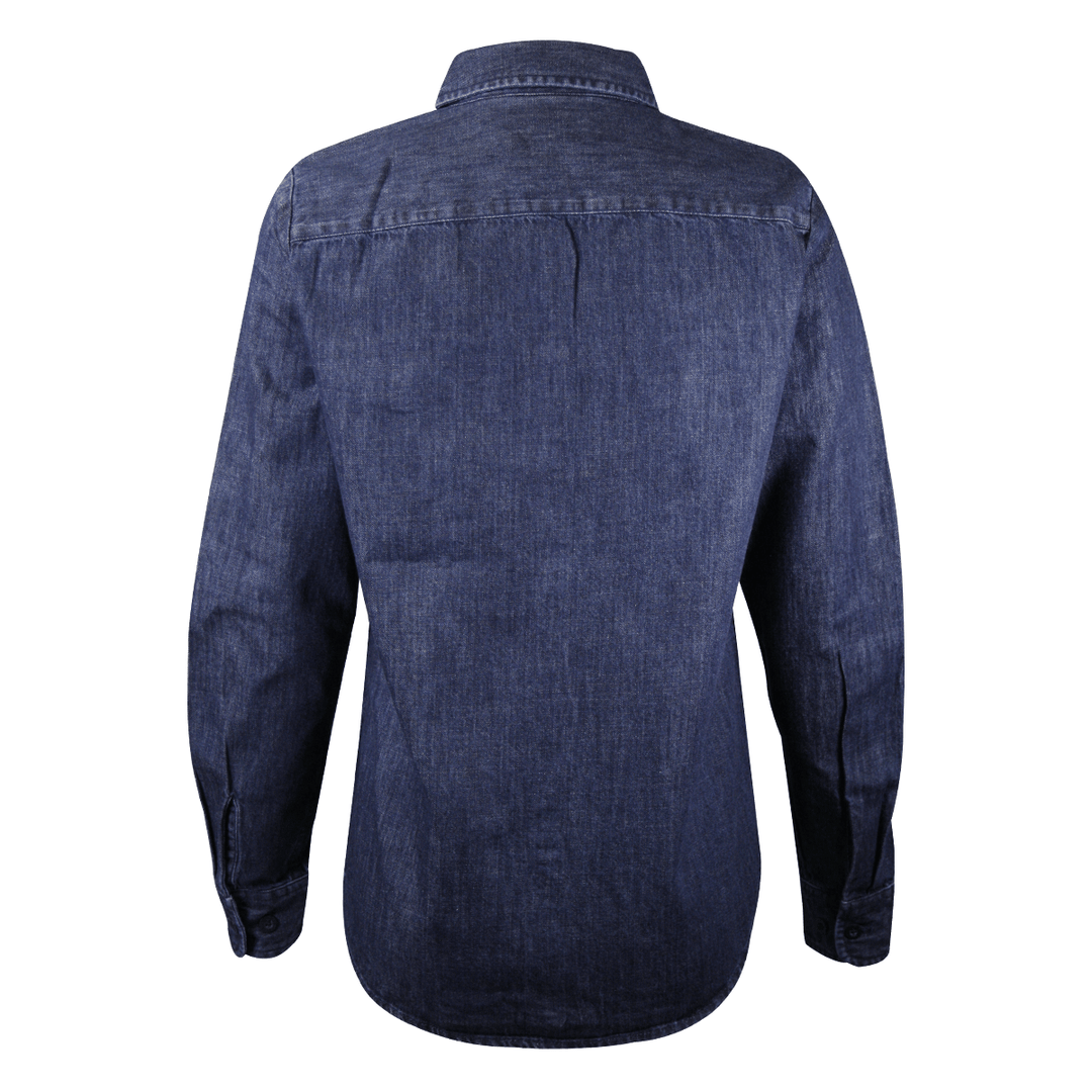 HD Branded Women's Navy Blue Denim L/S Woven Shirt (S03)