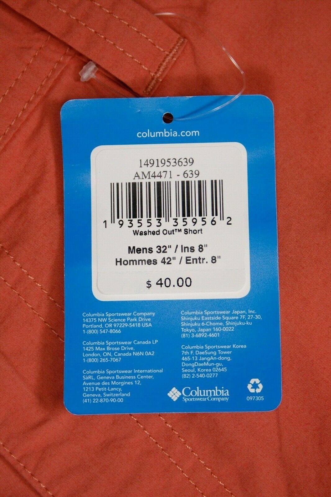 Columbia Men's Classic Washed Out Chino Short