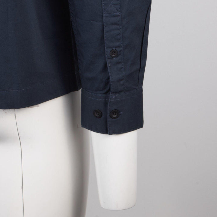 HD Branded Men's Arched Graphic Colorblock Mechanics L/S Woven Shirt (S45)