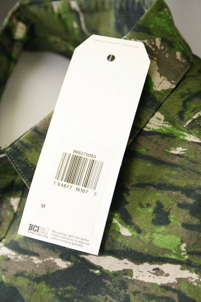 Levi's Men's Green Camouflage S/S Woven Shirt
