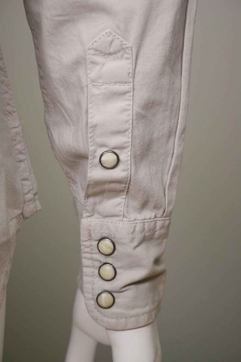 HD Branded Women's Beige 1903 L/S Woven Shirt (S17)