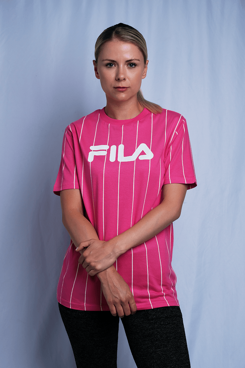 Fila women's t shirt pink fashion