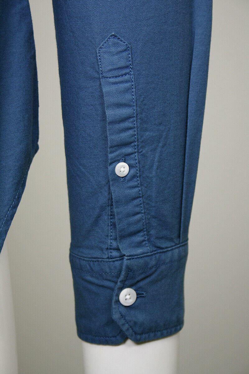 Superdry Men's Teal Lined Dried Oxford L/S Woven Shirt