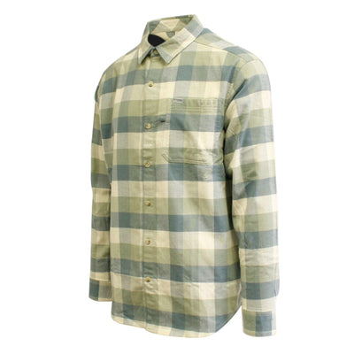 Columbia Men's Safari Multi Check PFG Slack Tide L/S Flannel Shirt (348)