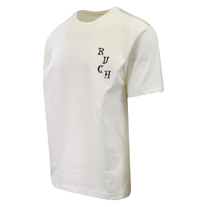 RVCA Men's Cream Sincerely Yours The Balance Of Opposites S/S T-Shirt (S05)