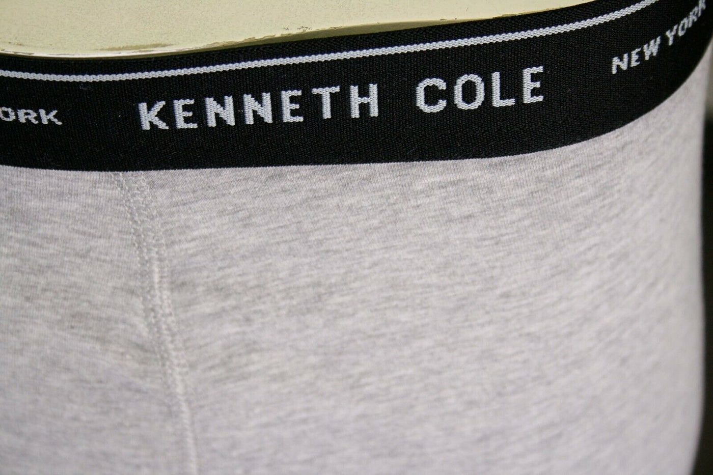 Kenneth Cole Men's New York 1 Pack Black Band Dark HTH Grey Boxer Brief (S02)