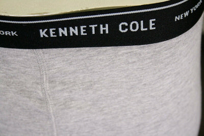 Kenneth Cole Men's New York 1 Pack Black Band Dark HTH Grey Boxer Brief (S02)