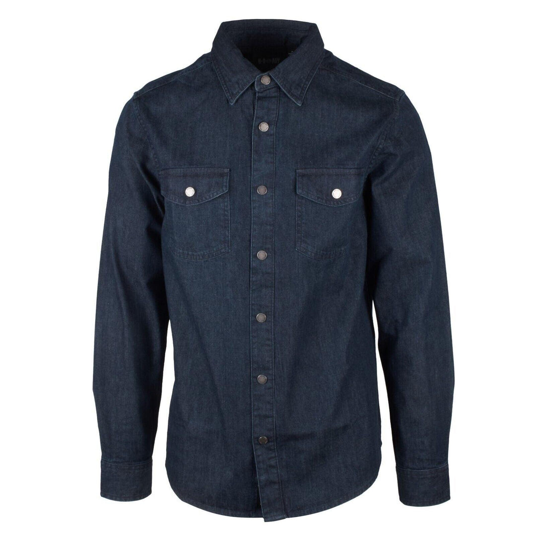 HD Branded Men's Blue Artist Drive H-D ADV Denim L/S Woven Shirt (S49A)
