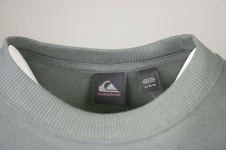 Quiksilver Men's Dark Green Deluxe L/S T-Shirt