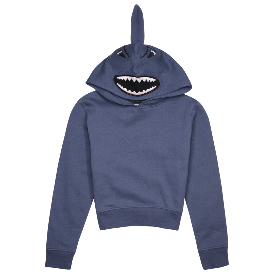 Wild Child Hoodies Kid's Blue Shark Pull Over Hoodie (S01)