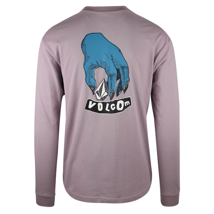 Volcom Men's Purple Stone Blue Hand L/S T-Shirt (584)