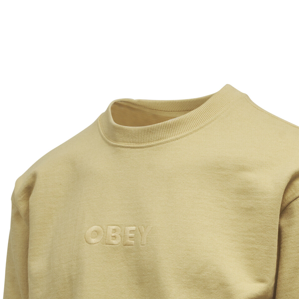 Obey Men's Golden Harvest Bold Ideals Crew Neck L/S Sweater