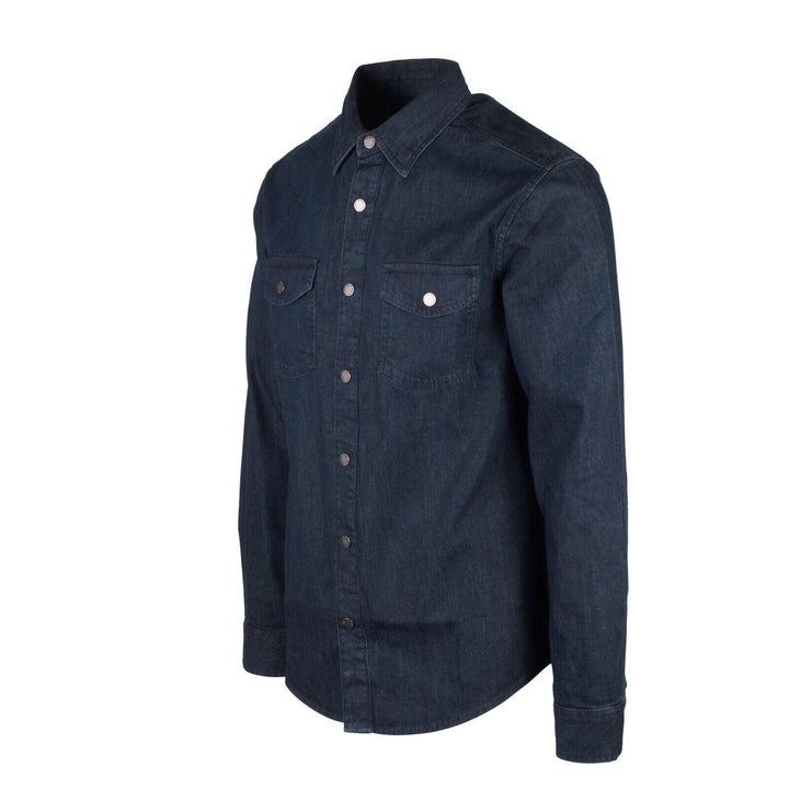 HD Branded Men's Blue Artist Drive H-D ADV Denim L/S Woven Shirt (S49A)