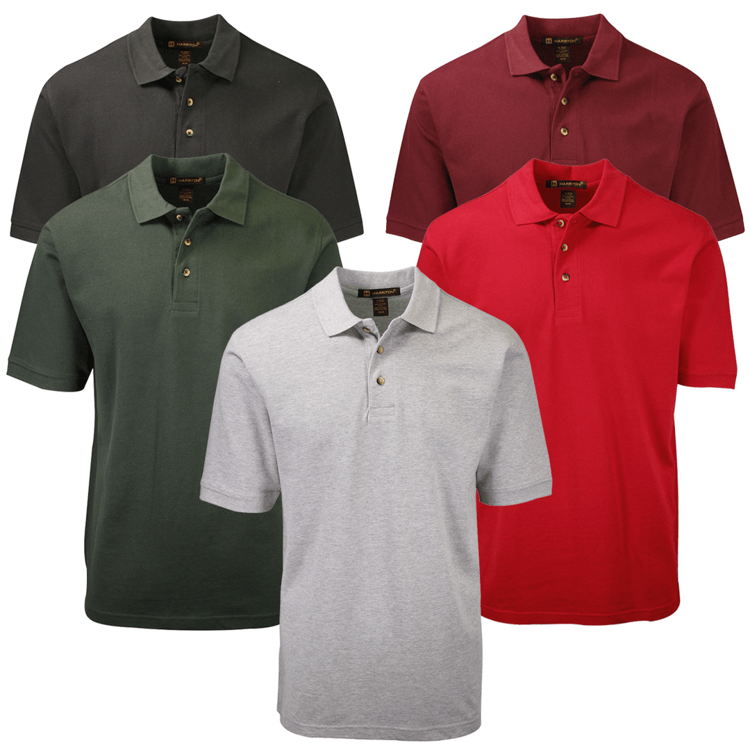 Harriton Men's Classic S/S Polo Shirt
