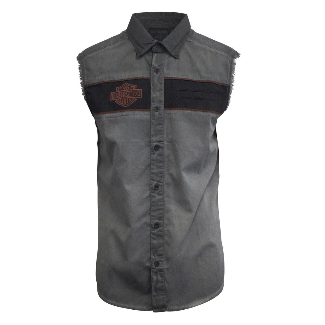 HD Branded Men's Blackened Pearl Iron Bond Blowout Sleeveless Shirt