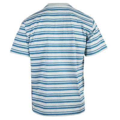 OBEY Men's Cucumber Blue Sunrise Striped S/S T-Shirt