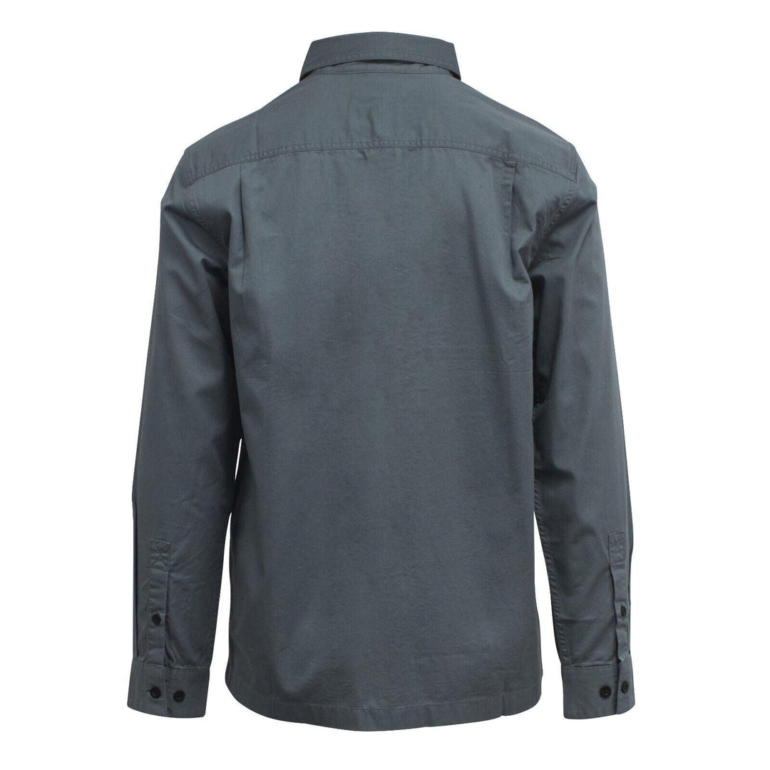 HD Branded Men's Stormy Weather Bar & Shield L/S Woven Shirt (S52A)