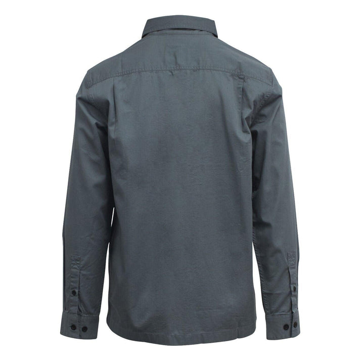 HD Branded Men's Stormy Weather Bar & Shield L/S Woven Shirt (S52A)