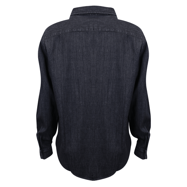 HD Branded Women's Grey Denim L/S Woven Shirt (S05)