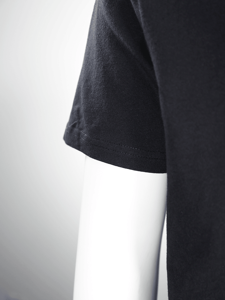 RVCA Men's Black BAKERVCA Circle Relaxed Fit S/S T-Shirt (S10)