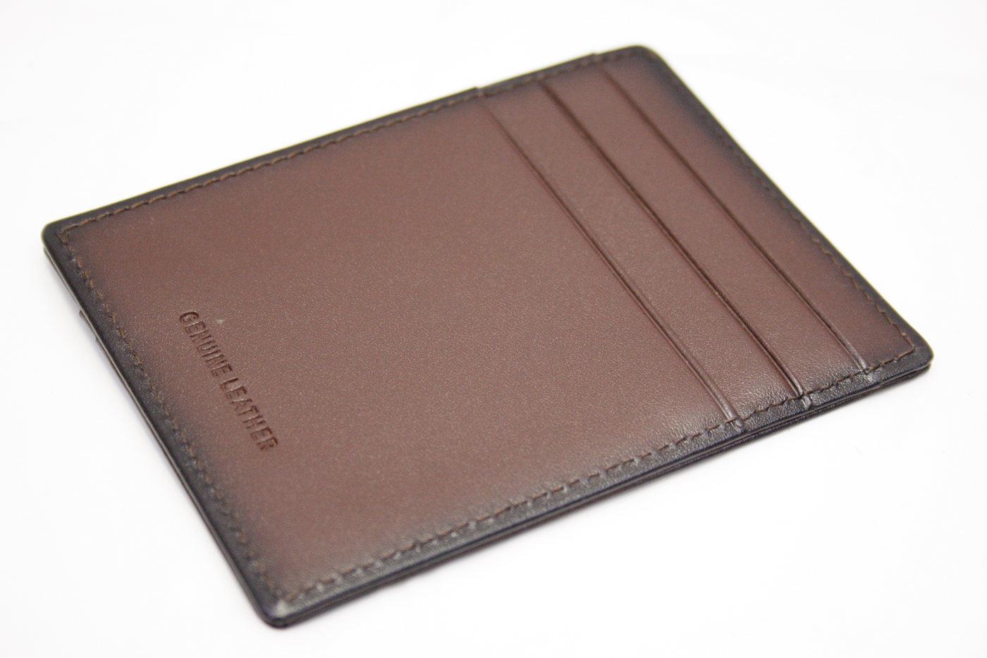 Premium Leather Men's Brown Card Holder (S39)