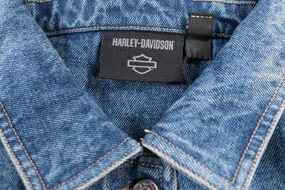 Harley-Davidson Women's Blue Denim Jacket (S05)