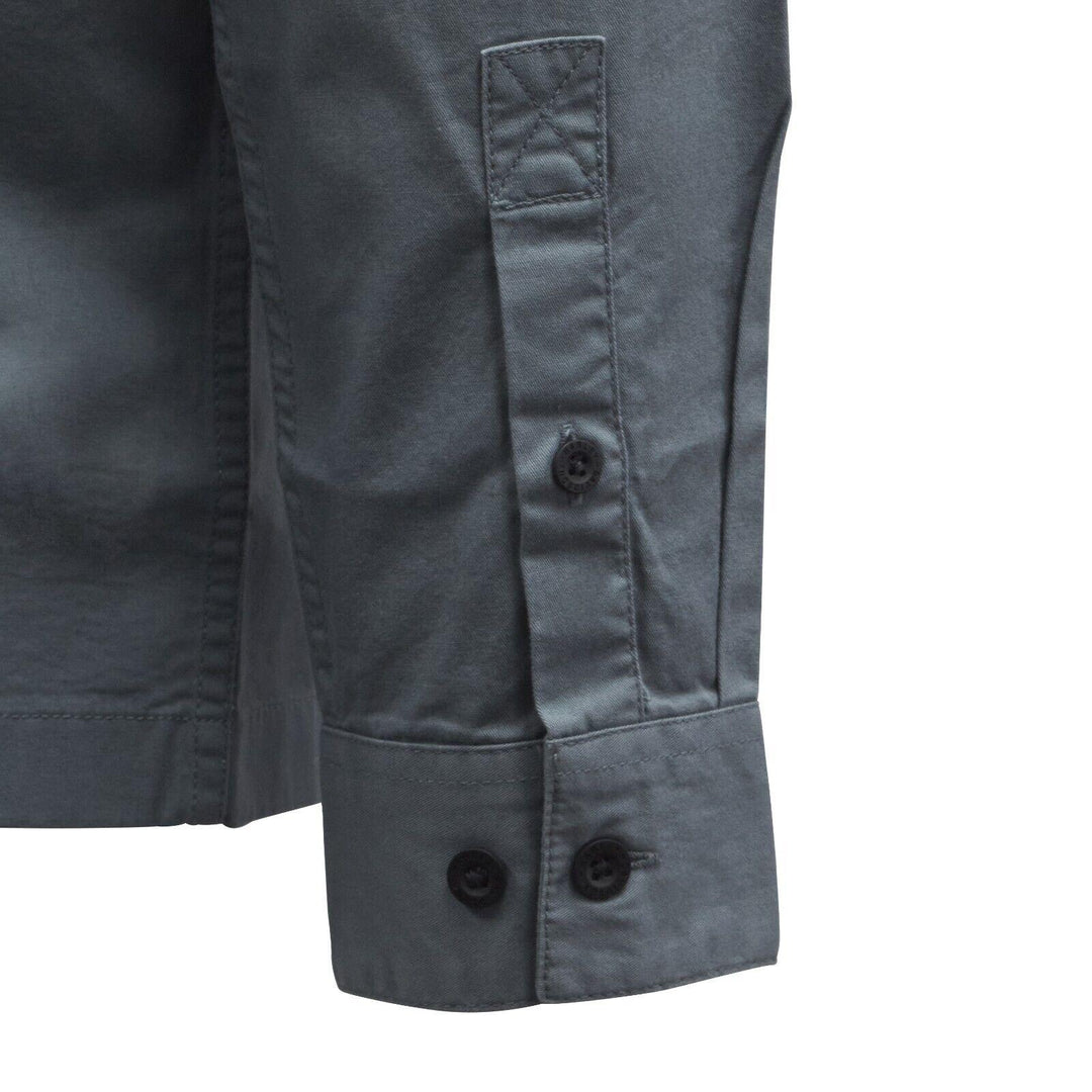 HD Branded Men's Stormy Weather Bar & Shield L/S Woven Shirt (S52A)