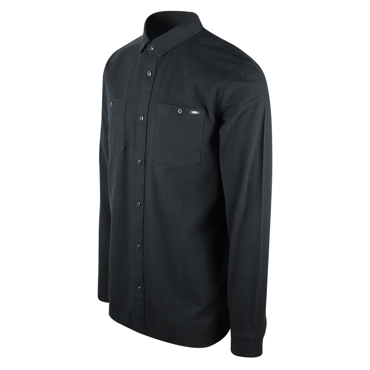 Vans Men's Black Carlow II Denim L/S Woven Shirt (S08)