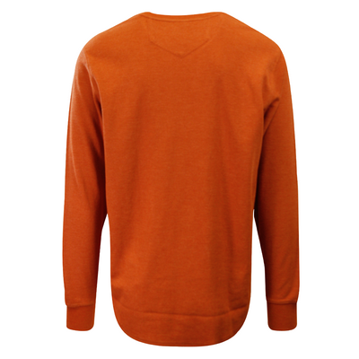 Eddie Bauer Men's Adobe Orange Wildriver Thermal Crew Neck L/S T-Shirt (S02)