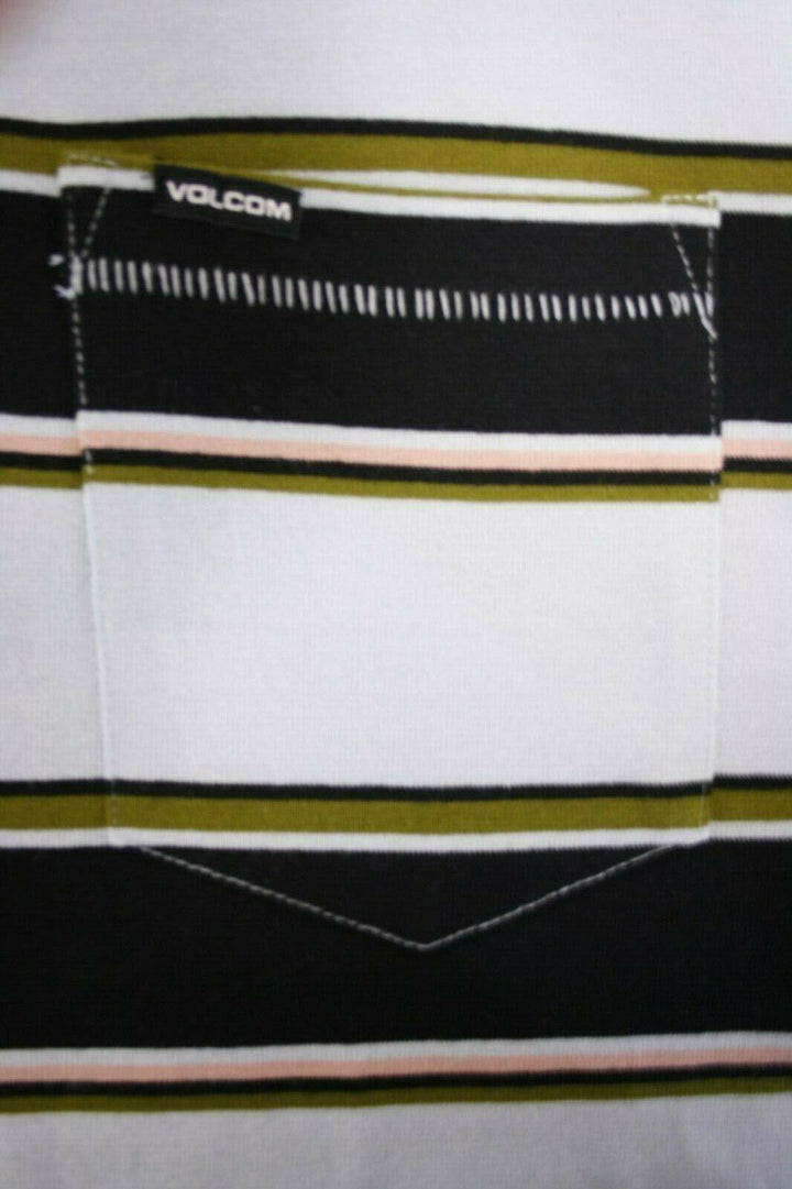 Volcom Men's Pale Blue Laney Crew S/S T-Shirts (S06)