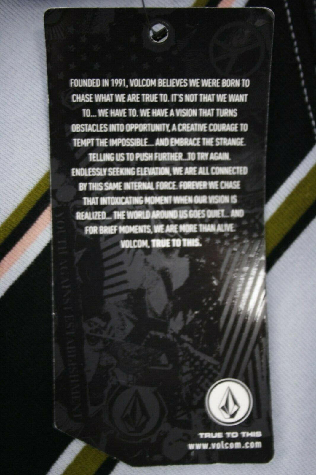 Volcom Men's Pale Blue Laney Crew S/S T-Shirts (S06)